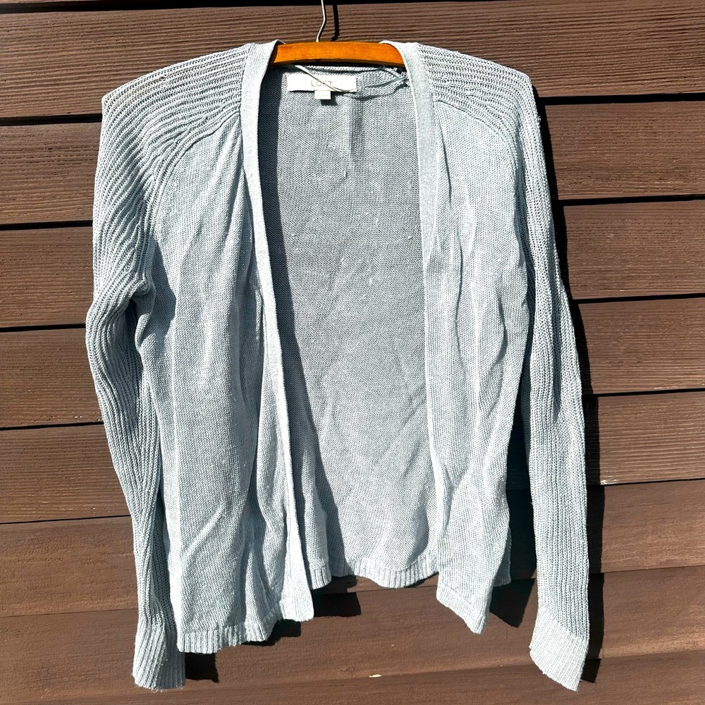 LOFT Linen Cardigan